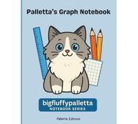 Palletta’s Graph Notebook - blue: For Curious Kids Ages 6-10 - From the bigfluffypalletta Notebook Series