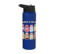 Palliative Care Nurse Hospice My Jam Nursing Social Worker Stainless Steel Insulated Water Bottle