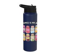 Palliative Care Nurse Hospice My Jam Nursing Social Worker Stainless Steel Insulated Water Bottle
