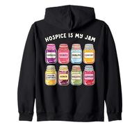 Palliative Care Nurse Hospice My Jam Nursing Social Worker Zip Hoodie