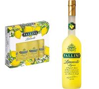 Pallini Limoncello Gift Pack Liqueurs, Case of 4, 4 x 50ml & Limoncello Lemon Liqueur, 50cl