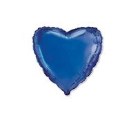 Palloncino a forma di Cuore Blu 18 - 45cm. 1pz