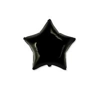 Palloncino a forma di stella nera 18 - 45cm. 1pz