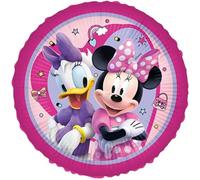 Palloncino Minnie e Paperina con pesetto e nastrino 18-46cm, 1pz.