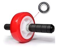 PALLOTH Ab Roller Wheel, 880 lbs Weight Capacity, Red, No Noise, Home Gym Core Workout, Abdominal Roller Machine