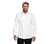 PALLTEX KOTO LS 100% Cotton Chef's Jacket Unisex Chef Jacket Women's Chef Jacket Men's Chef's Clothing Professional Chef Uniform Long Sleeve, White, S