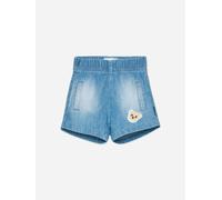 Palm Angels Baby Boys Bear Patch Chambray Shorts in Blue - Blue - 18 months