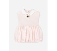 Palm Angels Baby Girls Bear Patch Balloon Dress in Pink - Pink - 6 - 9 Mths
