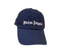 Palm Angels Baseball Cap Navy cotton embroidery logo One Size Authentic New