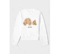 Palm Angels Bear Fitted Crewneck White - Womens - M