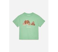 Palm Angels Boys Bear T-Shirt in Green - Green - 12 Yrs