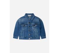 Palm Angels Boys Overlogo Denim Jacket in Blue - Blue - 8 Yrs
