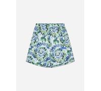 Palm Angels Boys Tie-Dye Stars Loose Shorts in Blue - Blue - 8 Yrs