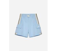Palm Angels Boys Track Cargo Shorts in Blue - Blue - 12 Yrs