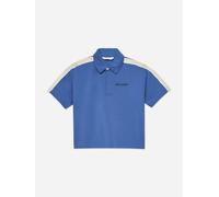 Palm Angels Boys Track Polo Shirt in Blue - Blue - 4 Yrs