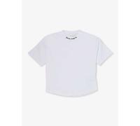 Palm Angels Boys White Black Kids Logo-print Cotton-jersey T-shirt 4-12 Years 8