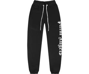Palm Angels Branded Logo Black Sweatpants