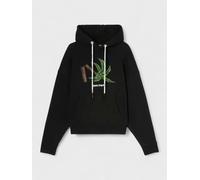 Palm Angels Broken Palm Black Hoody - XXS