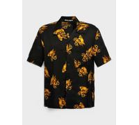 Palm Angels Burning Monogram Shirt Black/Gold - Mens - S
