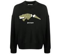 Palm Angels Croco Logo Jumper - Black - XS