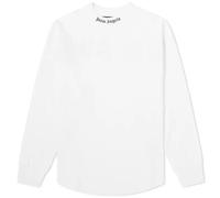 Palm Angels Doubled Logo T-Shirt White/Fuchsia - Mens - XXS