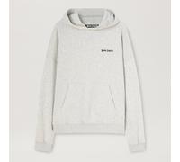 Palm Angels Embroidered Logo Hoodie - Grey - M