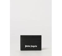 Palm ANGELS Flat Leather Card Holder with Printed Logo and Five Slots - Size: OS - male