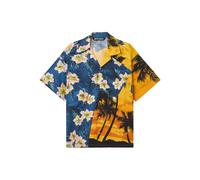 Palm Angels floral sunset short-sleeve shirt - Blue 44-46-48-50-52