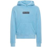 Palm Angels Garment Dyed Box Logo Light Blue Hoodie