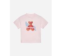 Palm Angels Girls Bear Angel T-Shirt in Pink - Pink - 6 Yrs
