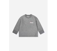 Palm Angels Girls Lurex Open Back Sweatshirt in Grey - Grey - 12 Yrs