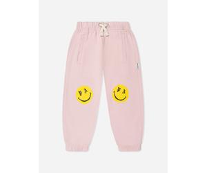 Palm Angels Girls Smiley Brush Joggers in Pink - Pink - 6 Yrs