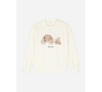 Palm Angels Kids Bear Crewneck Sweatshirt in Ivory - Ivory - 8 Yrs