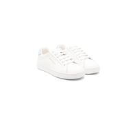 Palm Angels Kids low-top leather sneakers - White 30