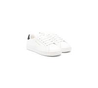 Palm Angels Kids low-top leather sneakers - White 30