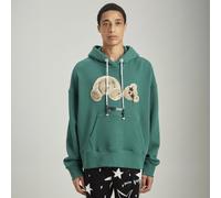 Palm Angels Kill The Bear Logo Forest Green Hoodie - M