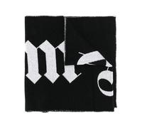 Palm Angels large logo scarf - Black One Size