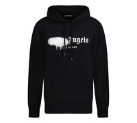 Palm Angels Las Vegas Sprayed Logo Hooded Sweatshirt Black