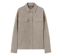 Palm Angels logo-print checked overshirt - Neutrals XS-S-M-L-XL-XXL