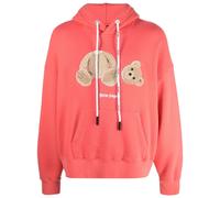 Palm Angels logo-print drawstring hoodie - Orange S