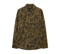 Palm Angels logo snake overshirt - Brown 46-48-50-52
