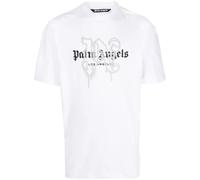 Palm Angels Los Angeles monogram-print T-shirt - White XXS