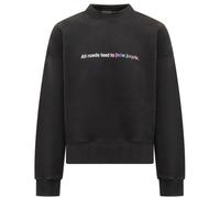 Palm Angels Mens All Roads Lead to Black Sweatshirt Textile - Size X-Large