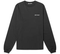 Palm Angels Men's Classic Logo Long Sleeve T-Shirt Black