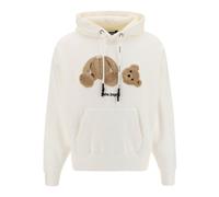 Palm Angels Mens Kill The Bear Cream Hoodie - Size Large