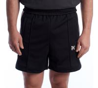 Palm Angels Mens Monogrammed Sports Shorts PMCL004R24FAB0011004 - Black - Size Small