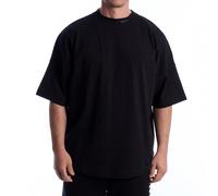 Palm Angels Mens Oversized Short Sleeve T-Shirt PMAA002F22JER0031010 - Black - Size Large