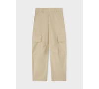 Palm Angels Metal Frame Trousers Beige - Womens - 44W