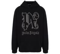 Palm Angels Monogram Statement Logo Black Hoodie