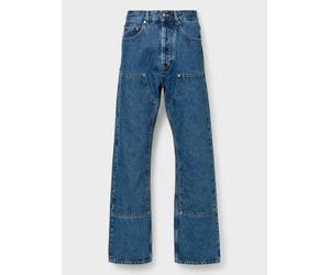 Palm Angels Monogram Workwear Denim Jeans Blue - Mens - 32W